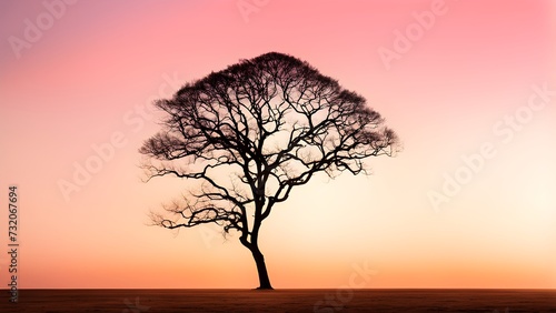 silhouette of tree © Jun