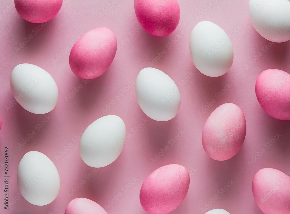 Pink Easter Eggs Background Pink Easter Eggs Background