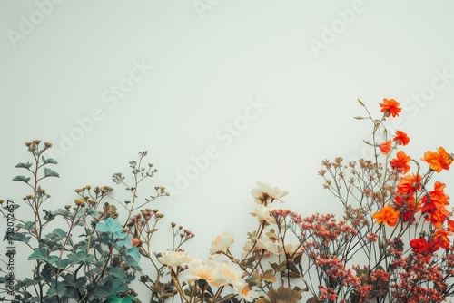 Colorful Bouquet of Flowers in Close Proximity