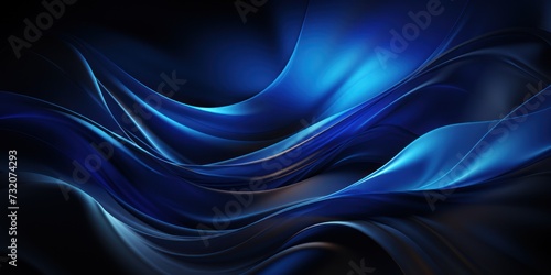abstract blue background design from liquid material