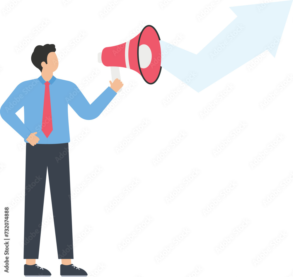 Megaphone and arrow
Megaphone and arrow