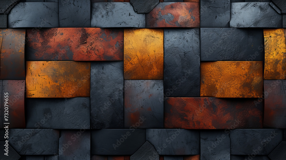 A Vibrant and Varied Wall of Colors and Shapes A Vibrant and Varied Wall of Colors and Shapes