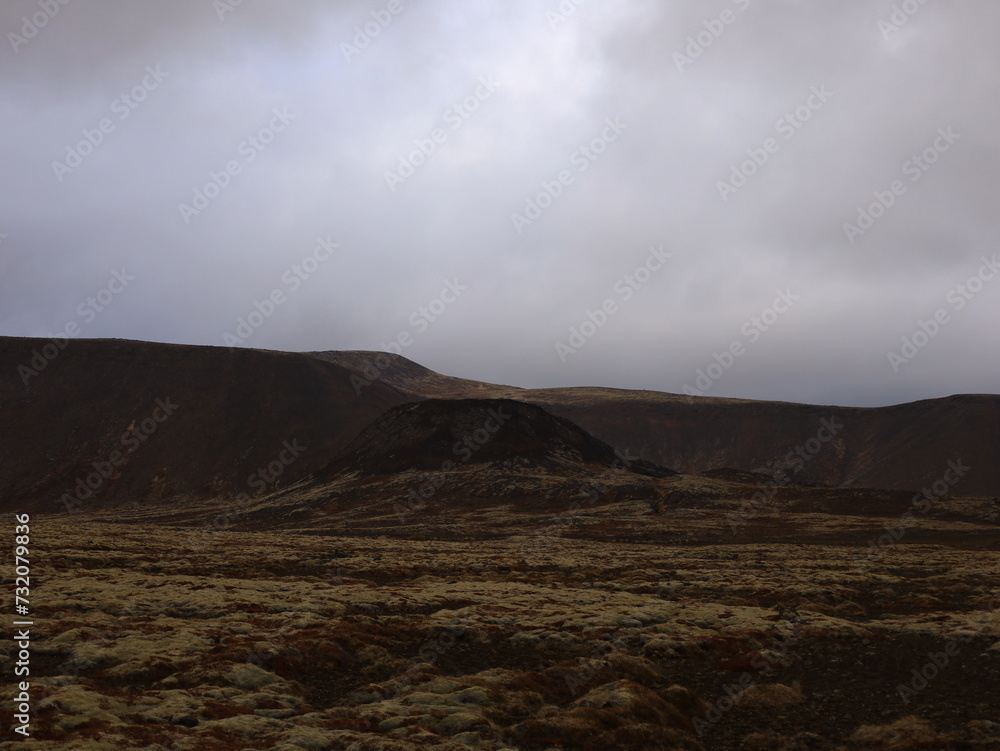 Reykjanesfólkvangur is a nature preserve in Iceland with lava formations, crater lakes, bird cliffs and bubbling geothermic fields Reykjanesfólkvangur is a nature preserve in Iceland with lava formations, crater lakes, bird cliffs and bubbling geothermic fields