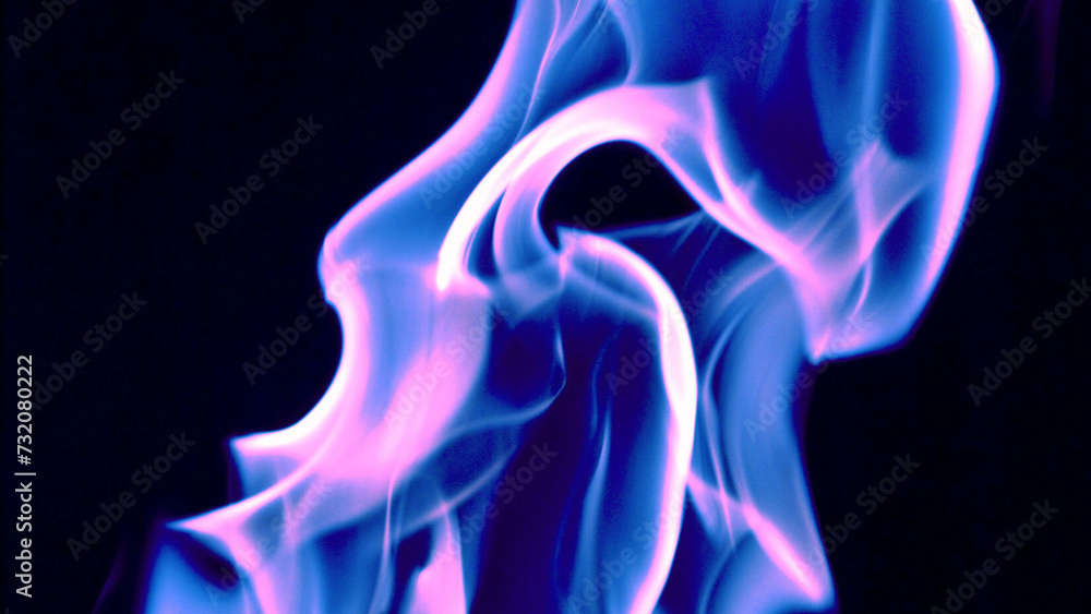 Fire flame on a black background Fire flame on a black background