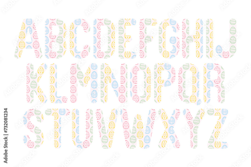 Versatile Collection of Easter Parade Numbers and Punctuation for Various Uses Versatile Collection of Easter Parade Numbers and Punctuation for Various Uses