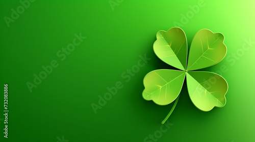 St. Patrick's Day celebration with copy space for text