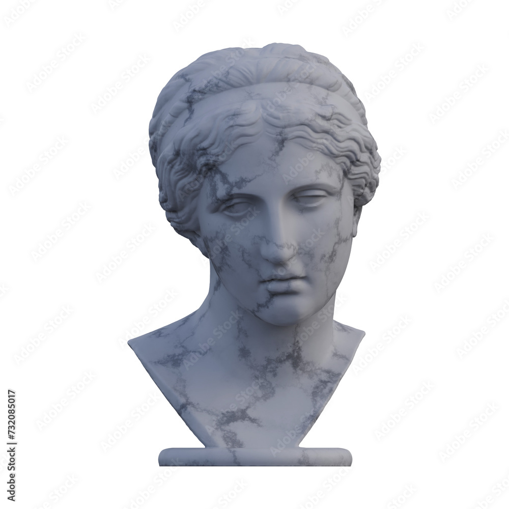 Nymph statue, 3d renders, isolated, perfect for your design Nymph statue, 3d renders, isolated, perfect for your design