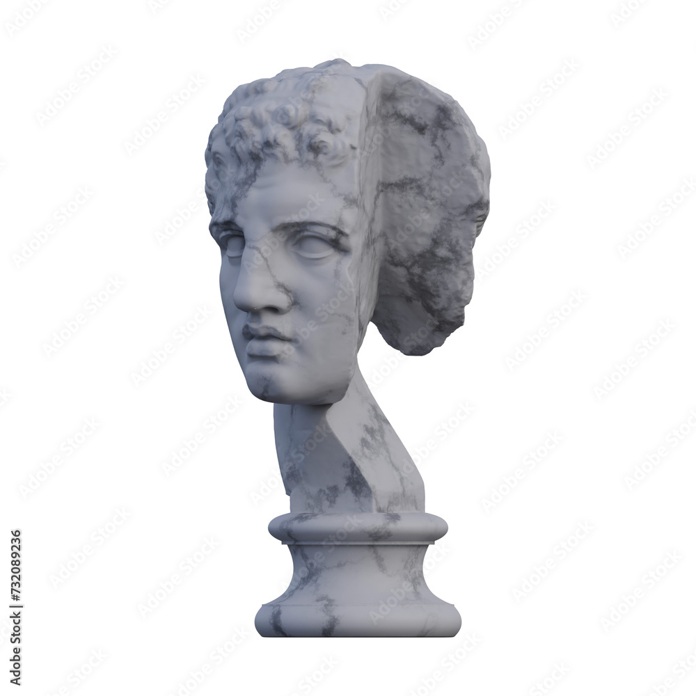 Hercules statue, 3d renders, isolated, perfect for your design Hercules statue, 3d renders, isolated, perfect for your design