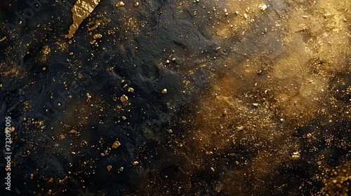 Luxury black and gold background. Black and gold texture © VectorCookies