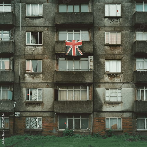 35mm Film Camera Photo of a British Council Estate