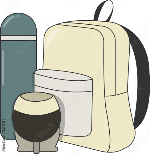 Mate and backpack set