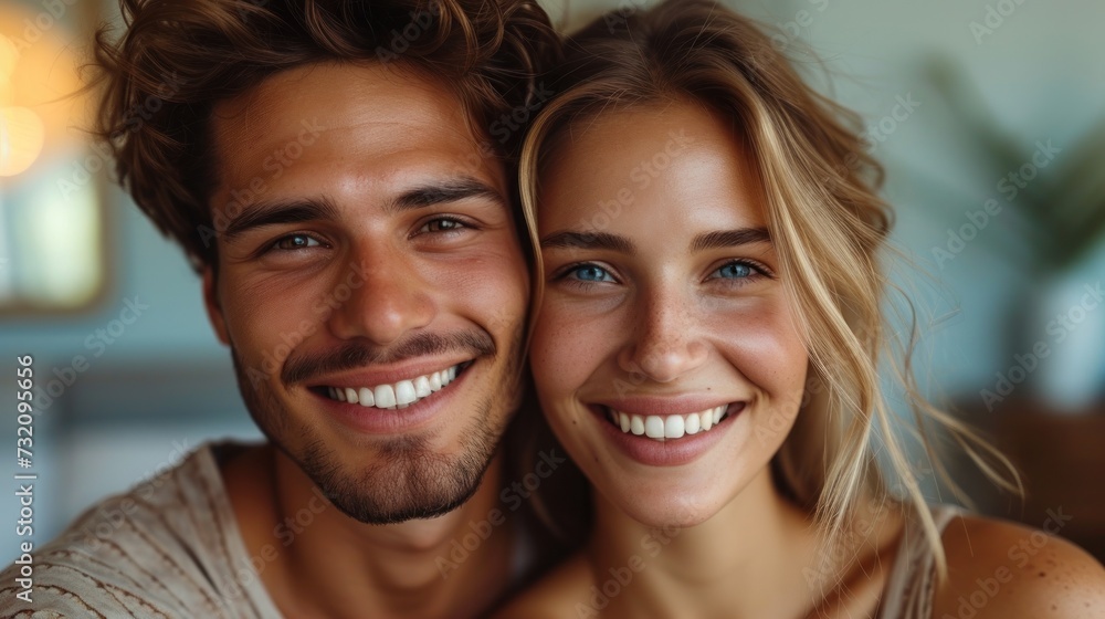 Joyful Couple Embracing Joyful Couple Embracing