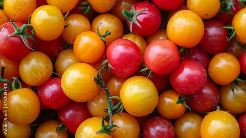 Yellow red tomato background image The ultra high definition with tomatoes looks amazing and attractive. Arrange the tomatoes so that they are beautiful and white.