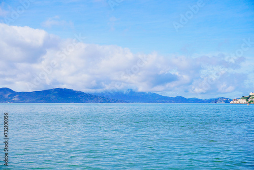 The landscape of San Francisco Bay in California