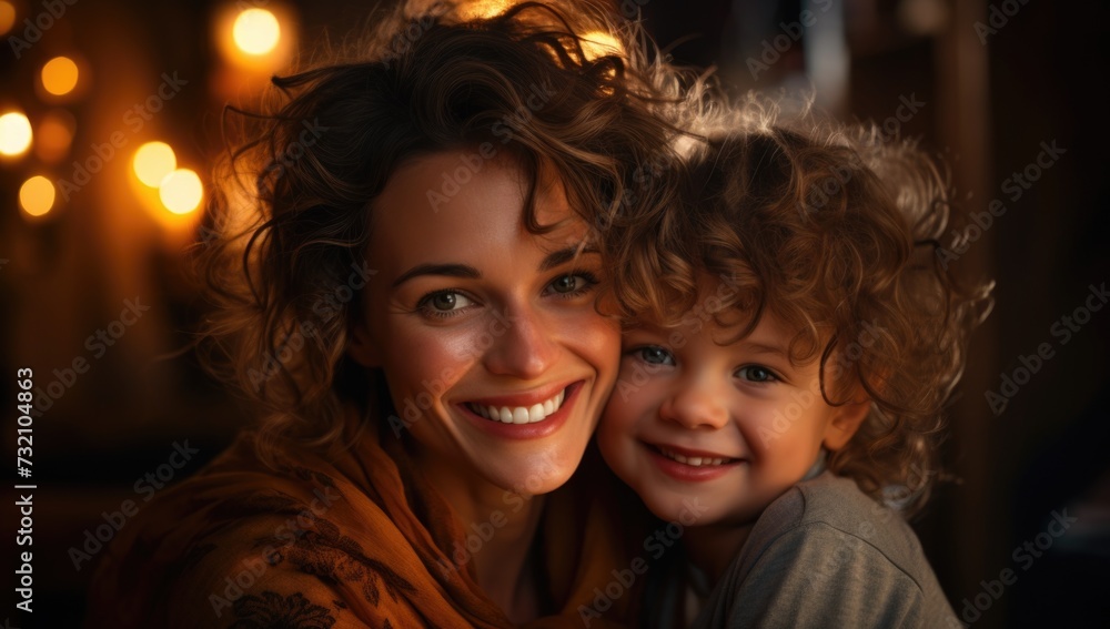 In this heartwarming image, a loving mother embraces her child with warmth and tenderness, forming a beautiful bond filled with joy, security, and the purest form of maternal love. In this heartwarming image, a loving mother embraces her child with warmth and tenderness, forming a beautiful bond filled with joy, security, and the purest form of maternal love.