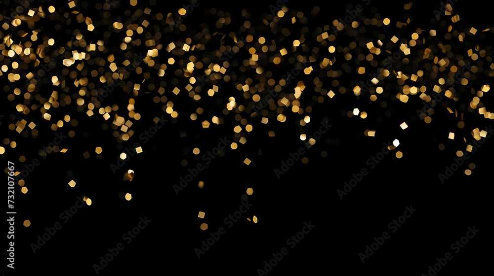 Award ceremony background, golden glitter light effect decoration and bokeh Award ceremony background, golden glitter light effect decoration and bokeh