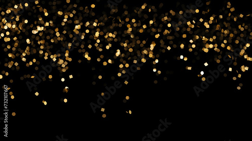 Award ceremony background, golden glitter light effect decoration and bokeh