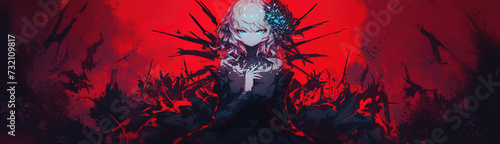 horror anime girl wallpaper