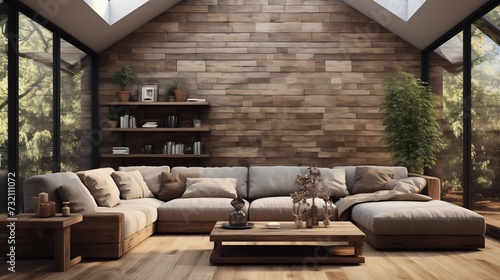 Reclaimed Wood Feature Wall