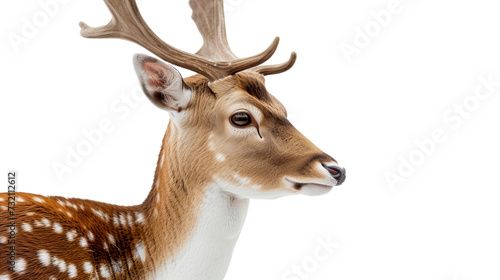 deer head isolated on white © Christopher