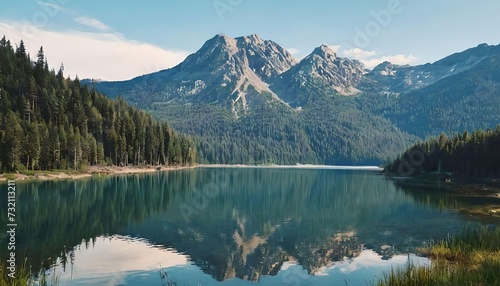 lake in the mountains