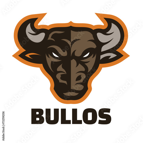animals head charater mascot logo template