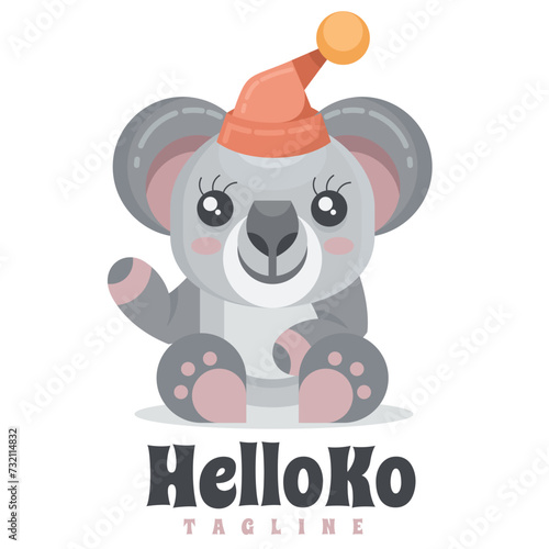 koala character logo mascot photo