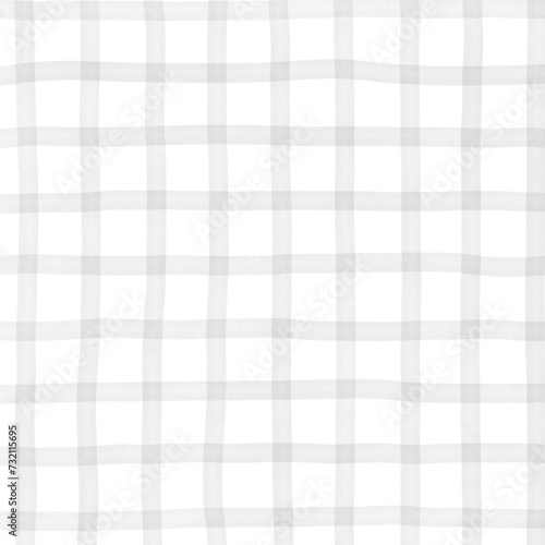 Light Gray Plaid Hand Drawn Background Overaly