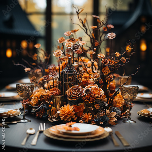 Autumnal Feast  A Table Set with Fall s Finery