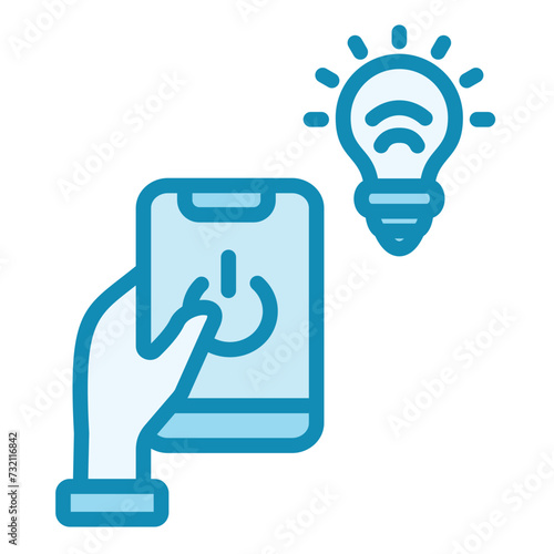 Smart Lightbulb Icon