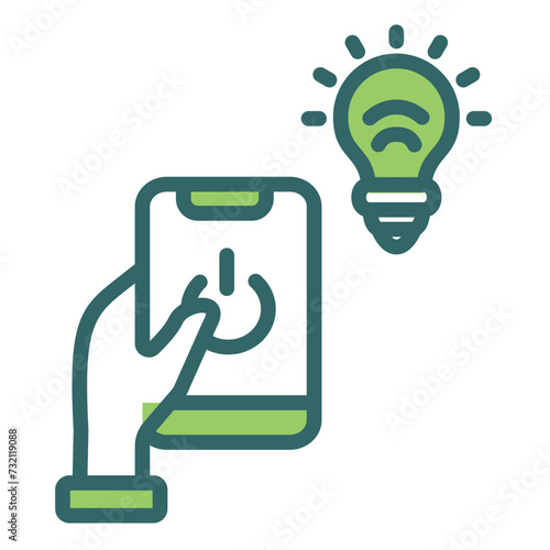 Smart Lightbulb Icon