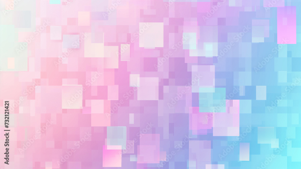 Pastel Pixel Paradise: A Gradient of Soft Colors