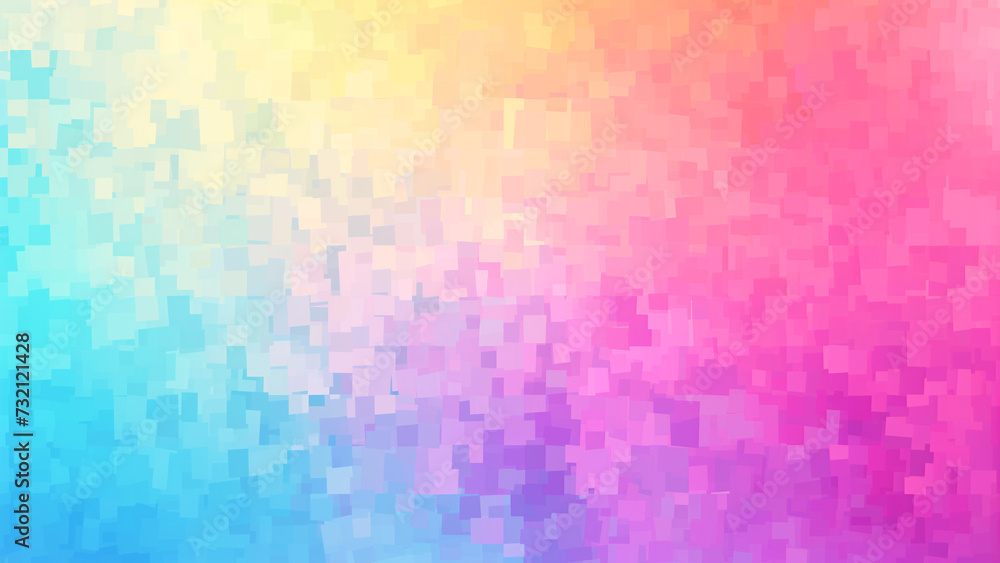 Pastel Pixel Paradise: A Gradient of Soft Colors