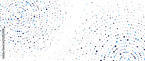 Abstract background with dots vector concept