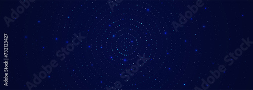 Abstract dark background with dots vector concept