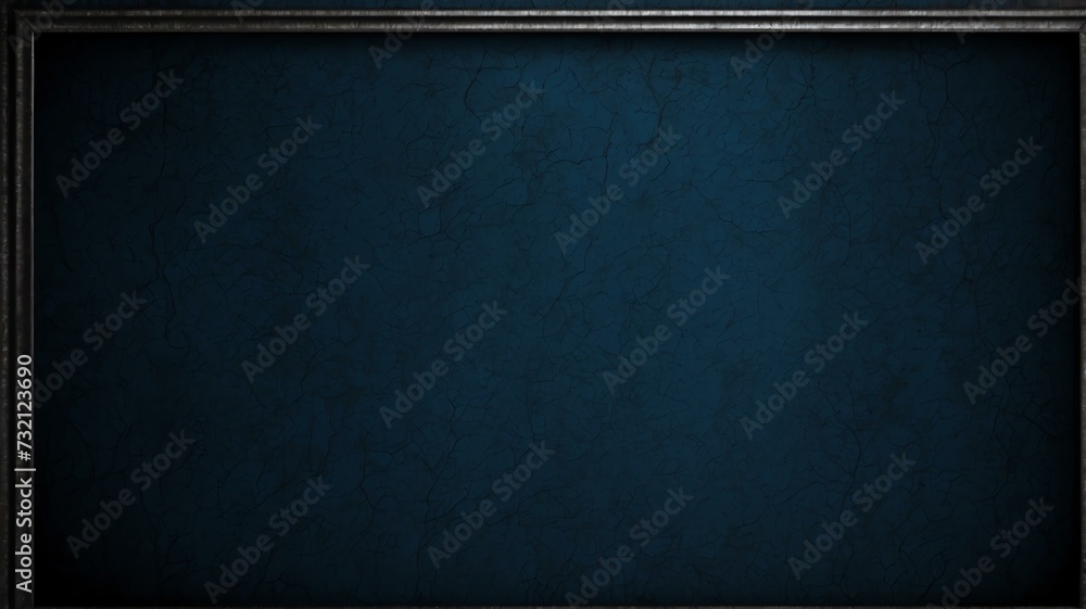 Dark blue paper texture with bright center lighting and black vignette frame border from Generative AI Dark blue paper texture with bright center lighting and black vignette frame border from Generative AI