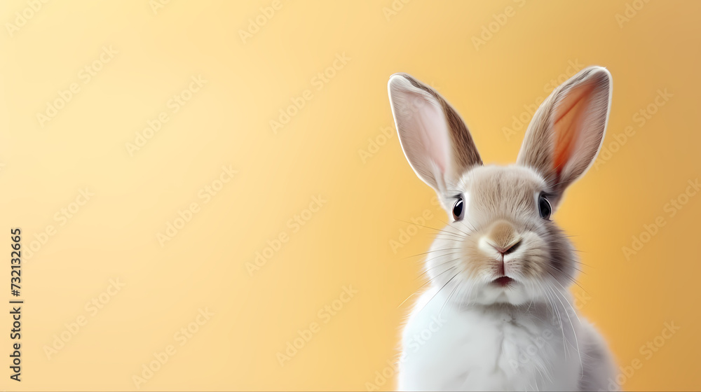 Easter banner with copy space