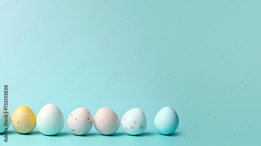 Easter background, many colorful Easter eggs Easter background, many colorful Easter eggs