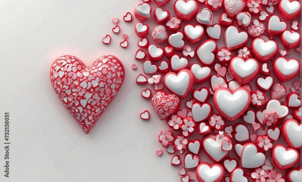Heart Isolated On White Background Heart Isolated On White Background
