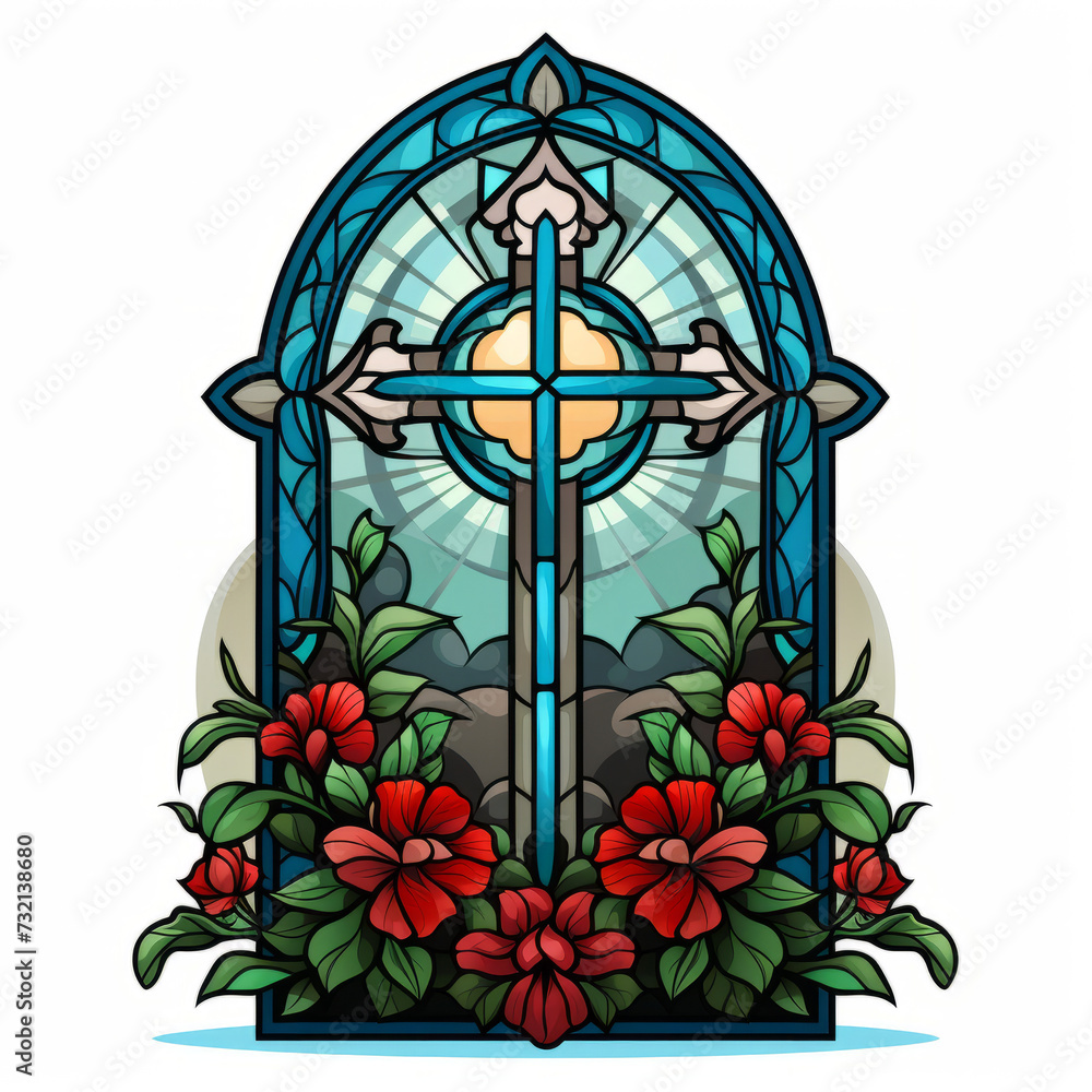 stained glass church window stained glass church window