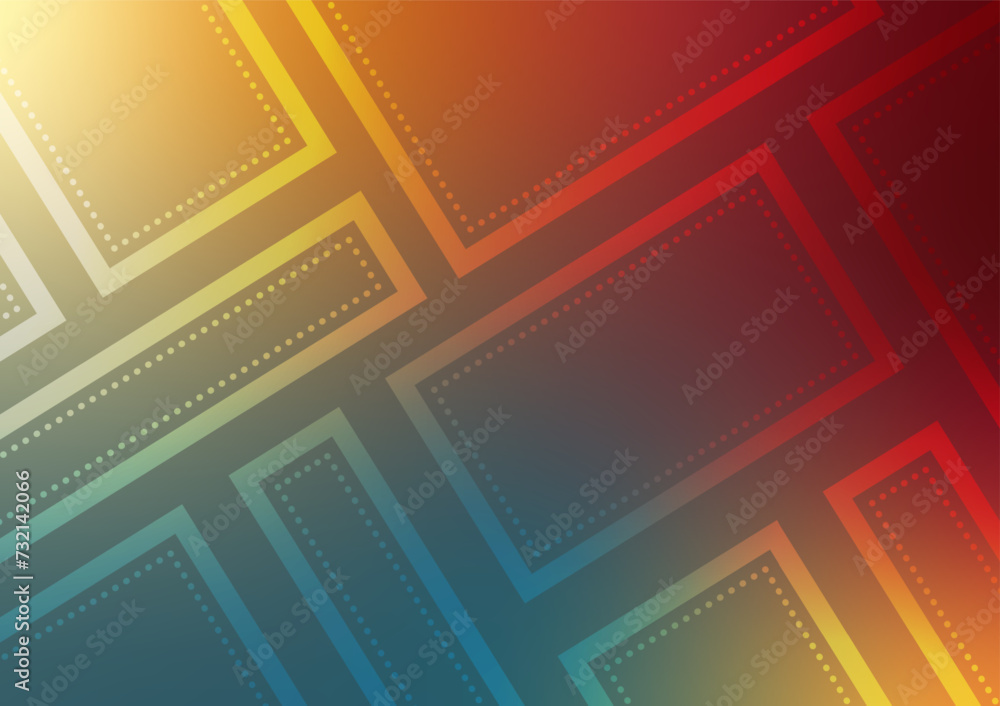 Gradient warm color art square line graphic background Gradient warm color art square line graphic background