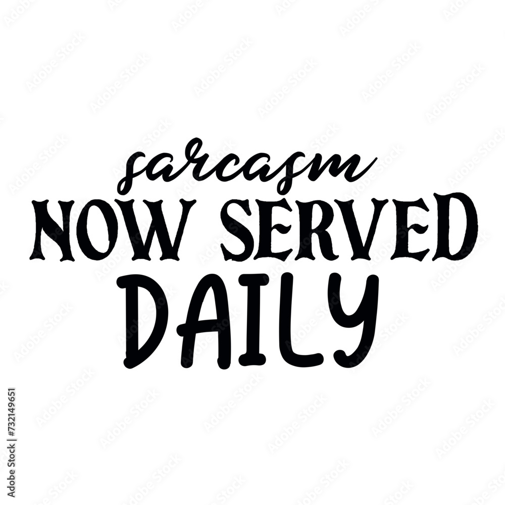 Fototapeta premium Sarcasm T-Shirt Design