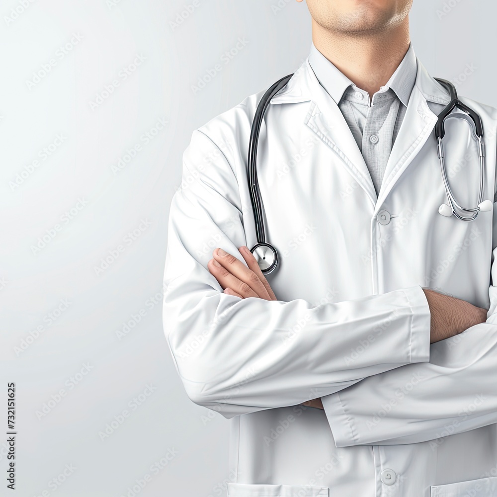 Doctor poster design background, realistic, HD, copy space - generative ai Doctor poster design background, realistic, HD, copy space - generative ai