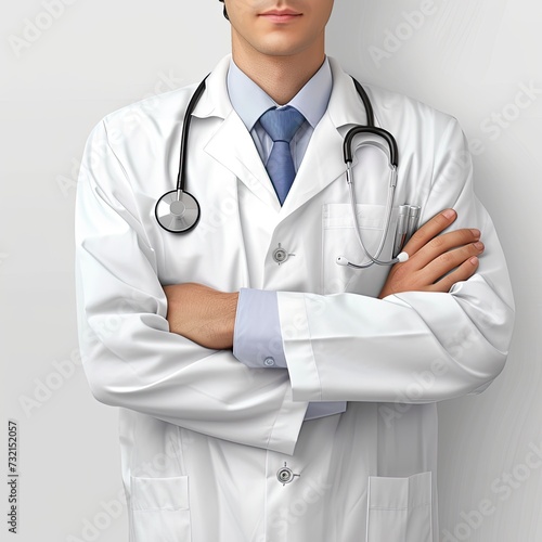 Doctor poster design background, realistic, HD, copy space - generative ai
