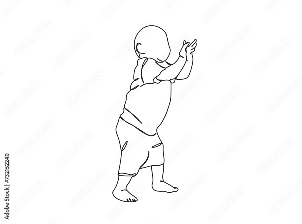 Child Single Line Drawing Ai, EPS, SVG, PNG, JPG zip file Child Single Line Drawing Ai, EPS, SVG, PNG, JPG zip file