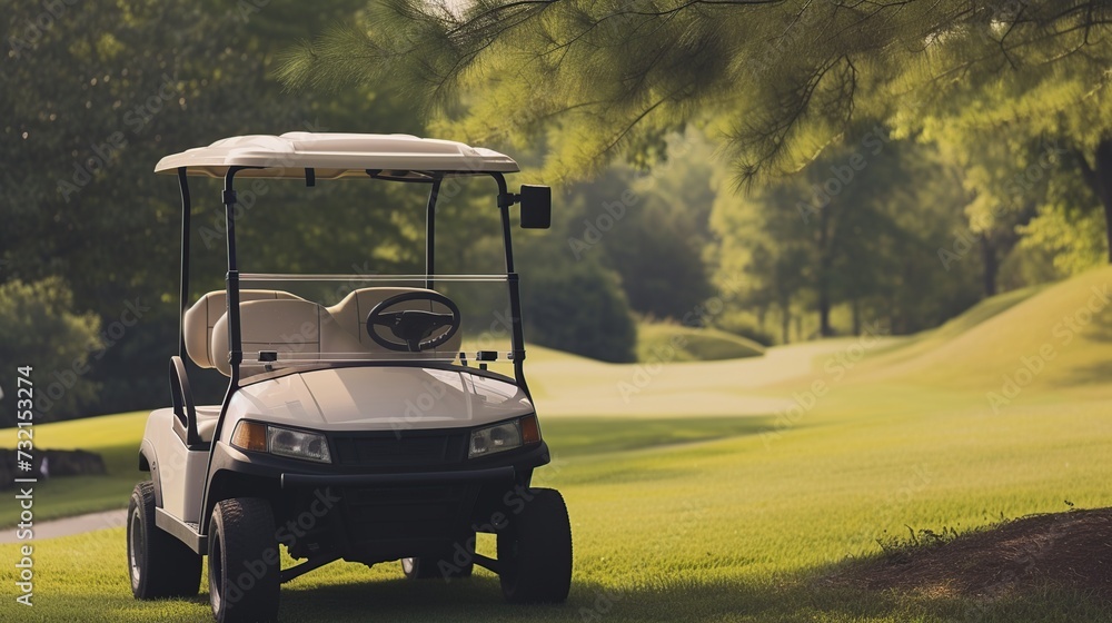 Golf cart for transportation