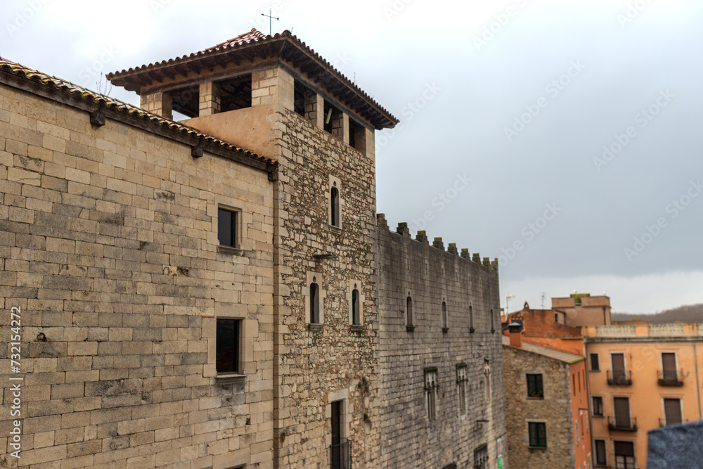Medieval castle in Girona