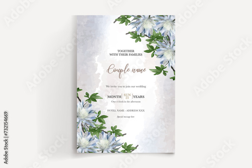 wedding invitation templates with rsvp