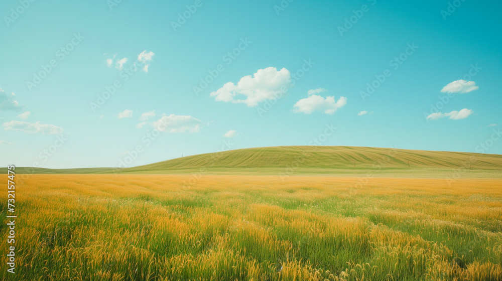 丘陵地帯の風景イメージ