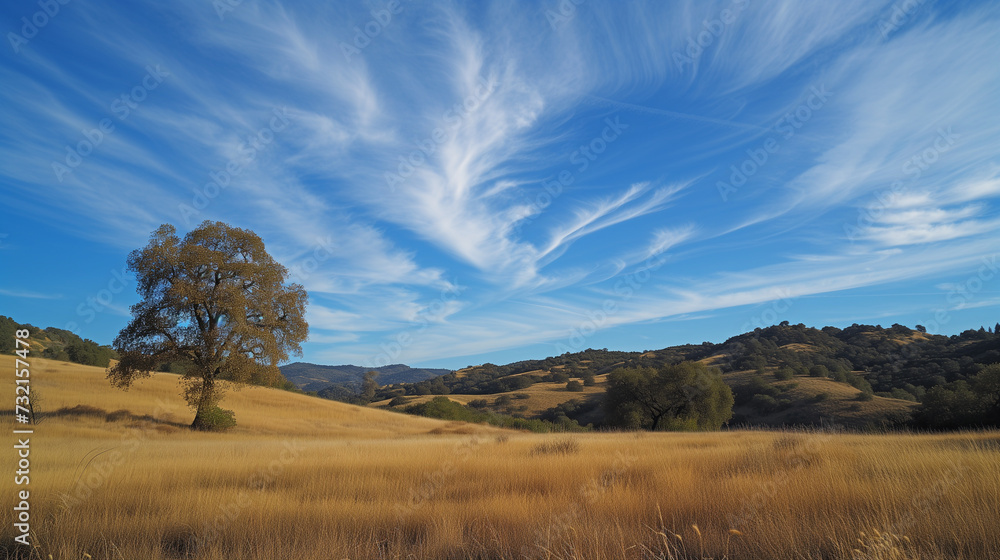 Obraz premium 丘陵地帯の風景イメージ